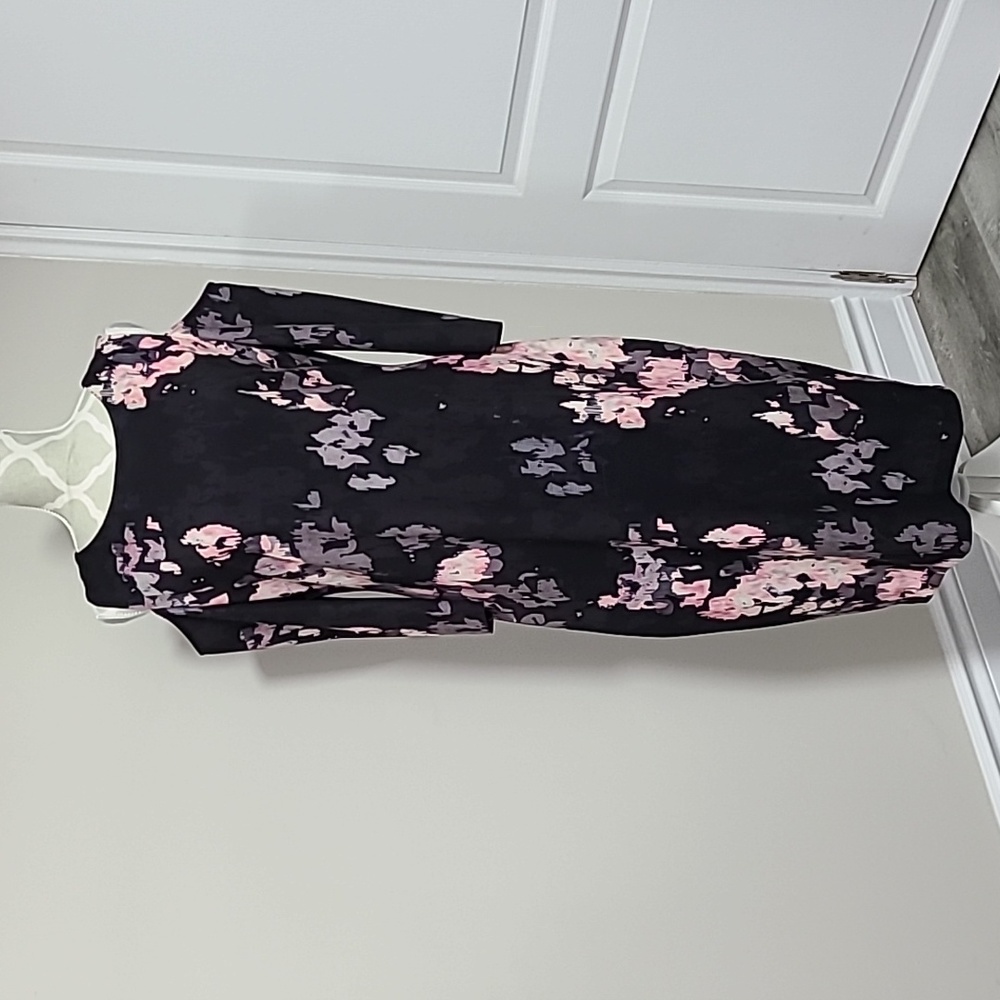 Elegant Black Cut Shoulder Dress